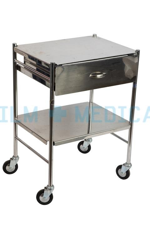 Trolley Rectangular with Single Drawer